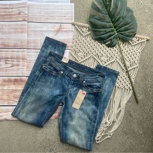 New Levi’s Curve ID Low Rise Skinny Jeans Size 28